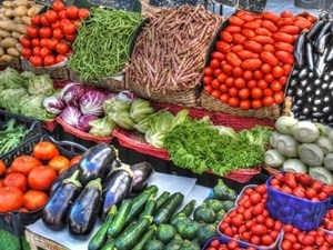 250 milyon TL lik sebze meyve sattı