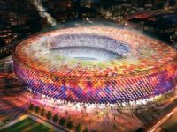 Barcelona yeni Nou Camp'ı tanıttı